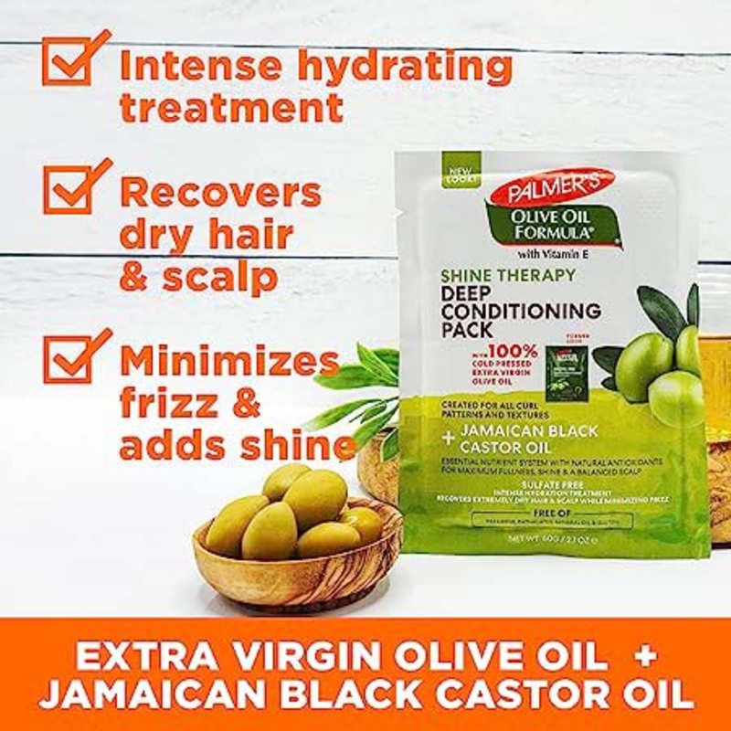 Palmer's Olive Oil Formula Shine Therapy Deep Conditioning Hair Oil, 60gm