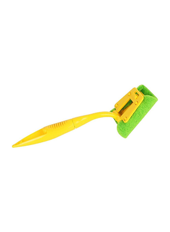 

Classy Touch Sink Scrubber with Handle, Yellow/Green