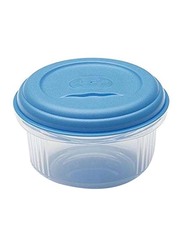 Addis Round Food Saver Container, 200ml, Blue/Clear