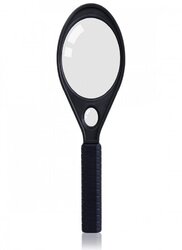 Deli 75mm Magnifying Glass, Black/Clear