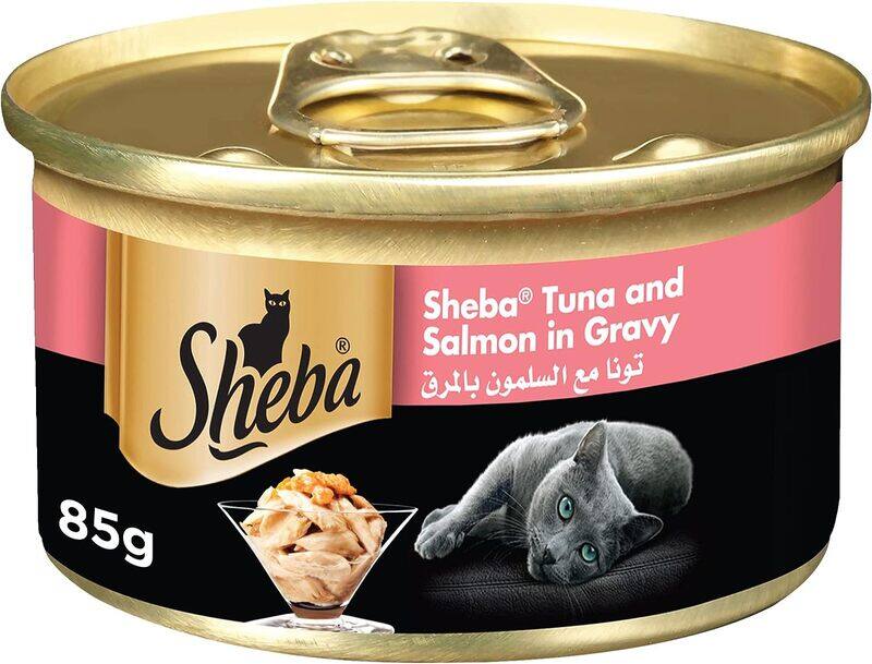 

Sheba Tuna and Salmon Wet Food for Cats, 85g