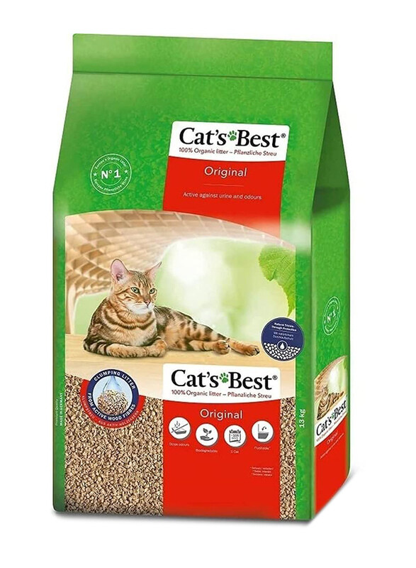 

Cat's Best Okoplus Original Clumping Cat Litter, 17.2 Kg, Multicolour