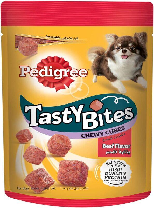 

Pedigree Tasty Bites Chewy Cubes Beef, 50g