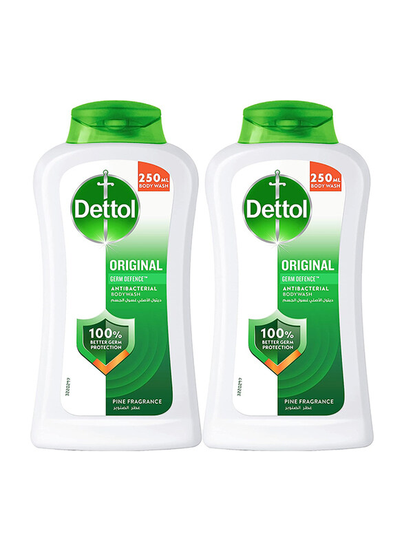 

Dettol Original Anti-Bacterial Body Wash, 2 x 250ml