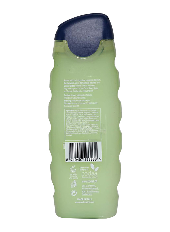 Denim 2-in-1 Body & Face Wash Energy, 400 ml