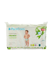 Pureborn Organic Bamboo Diapers Value Pack, Size 5, 12-16 kg, 88 Count