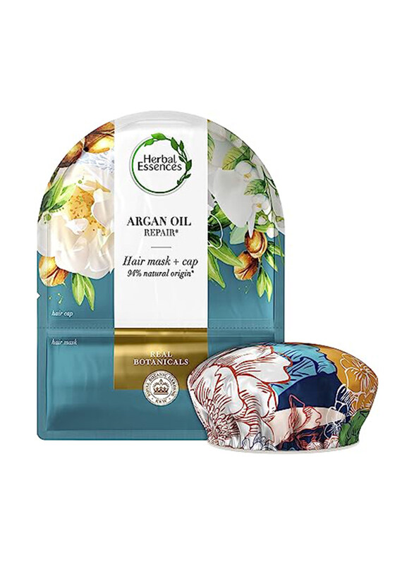 

Herbal Essences Sulphate Free Argan Oil Hair Mask & Cap, 2 Pieces