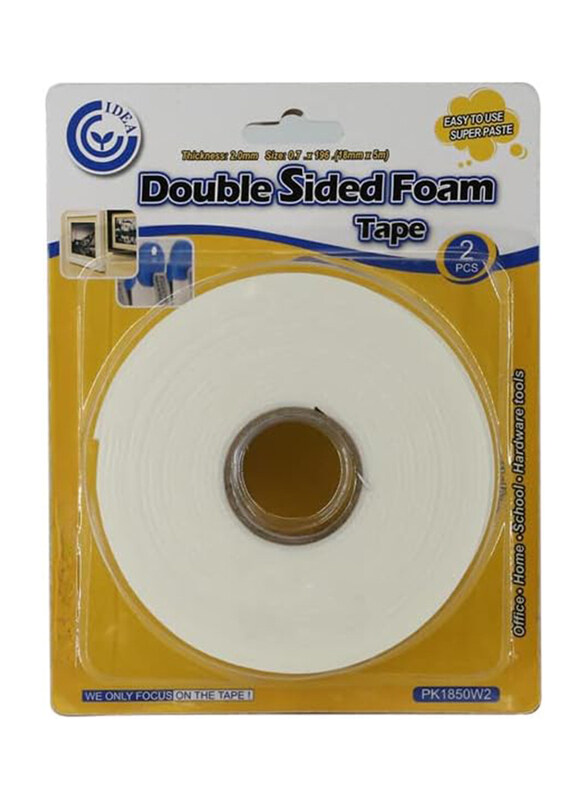 

Rahalife Double Sided Foam Tape, White