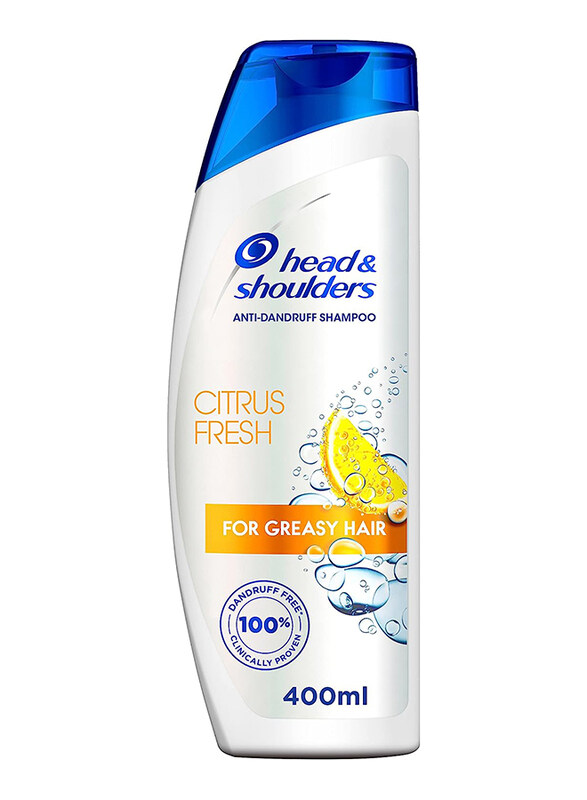 

Head & Shoulders Citrus Fresh Anti-Dandruff Shampoo for Greasy Hair, 400ml