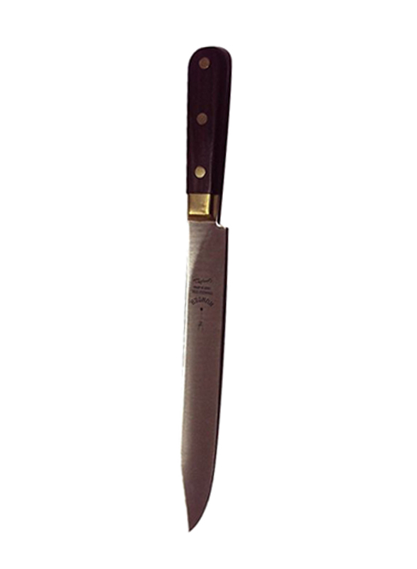 Kitchen Souq 8-inch Hunter Knife, 4061-G-8(ON-430-8), Metallic Silver/Brown