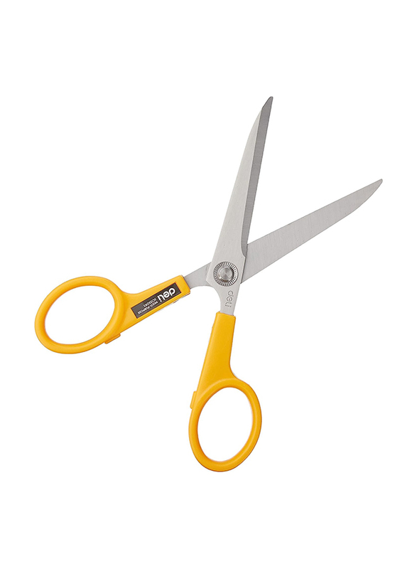 Deli 220mm Scissors, E6014, Yellow