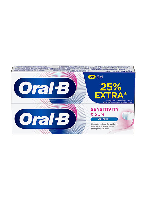 

Oral B Sensitivity & Gum Original Toothpaste, 2 x 75ml