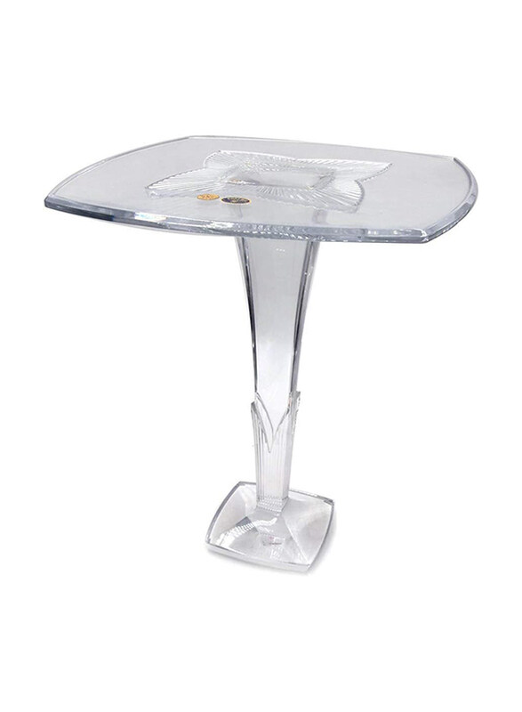 

Bohemia 32.5 cm Plate With Stand, 69431, Clear