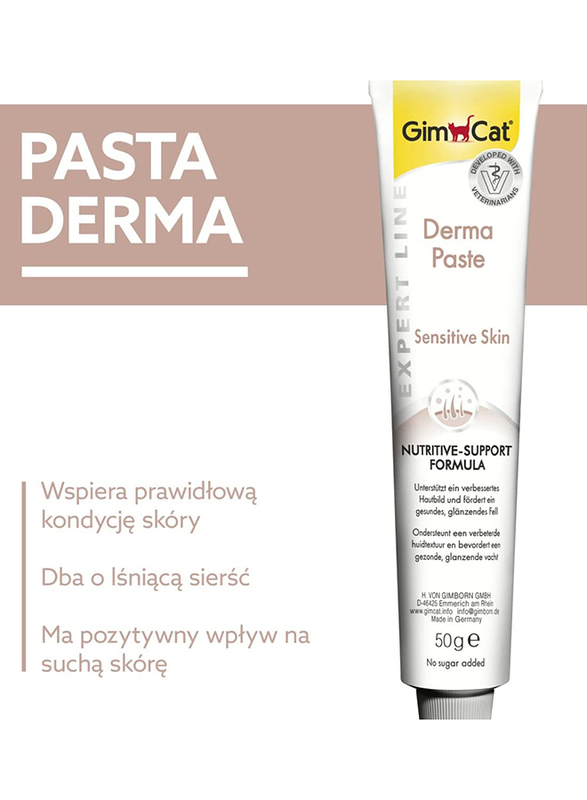 Gimcat Derma Paste for Cat, 50g, White
