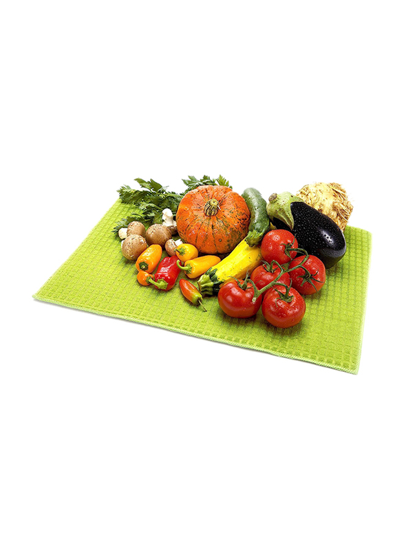 Tescoma Microfiber Fruits and Vegetables Drying Mat, Green