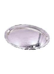 Kingsville Round Tray, Silver