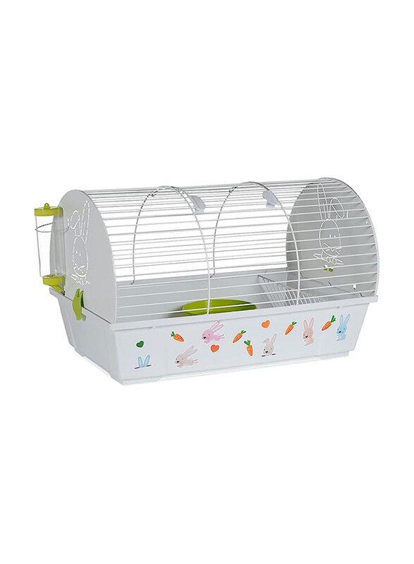 

Voltrega 993 Spain Rabbit Cage, White/Pistachio
