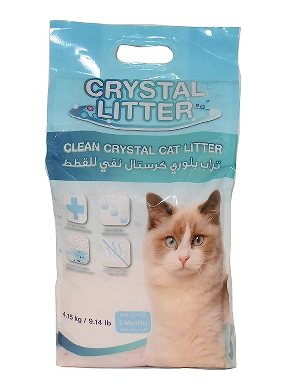 Crystal Silica with lavender Gel Cat Litter, 4.15 Kg