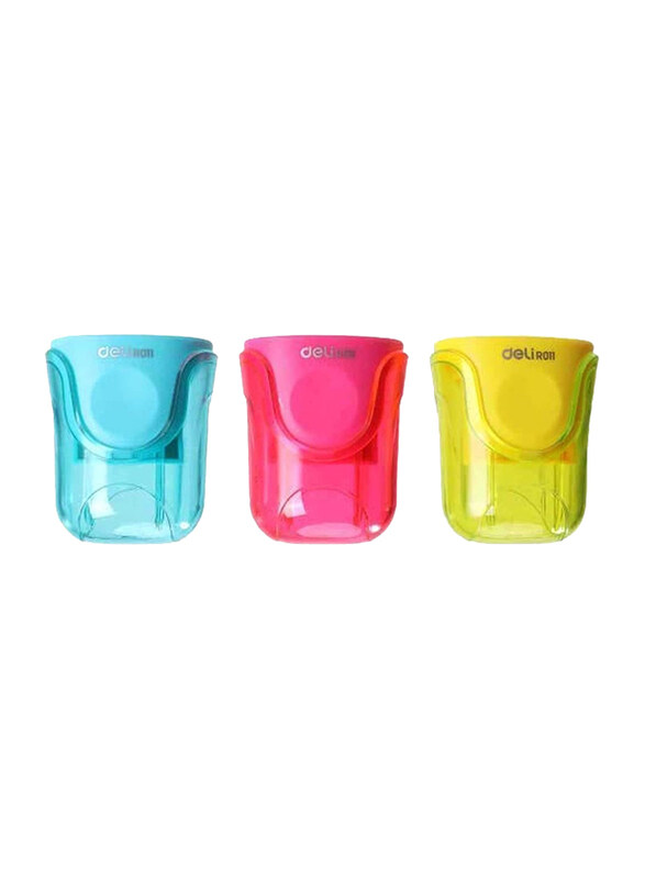 

Deli Long Lasting Steel Blade Pencil Sharpener, ER01100, Assorted Color