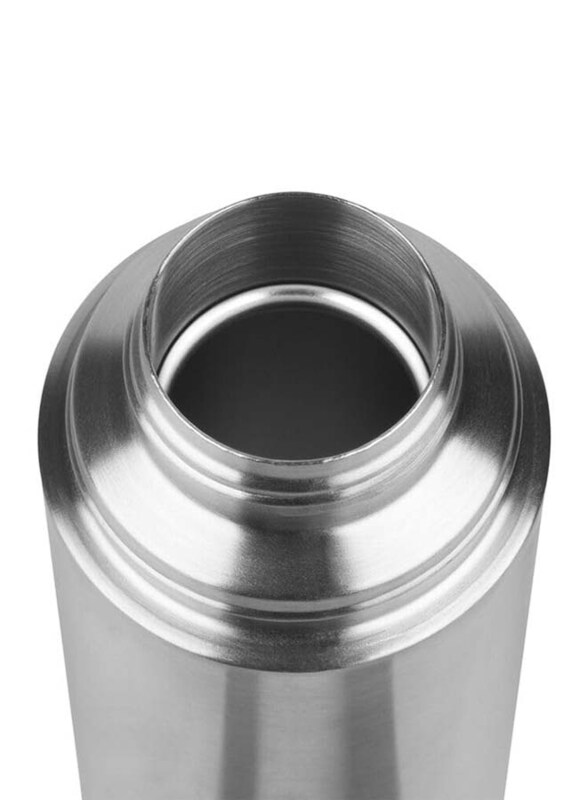 Emsa 700ml Senator Stainless Steel Safe Loc Insulated Flask, 618701600, Silver
