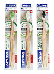 Trisa Natural Clean Medium Toothbrush, 1 Piece