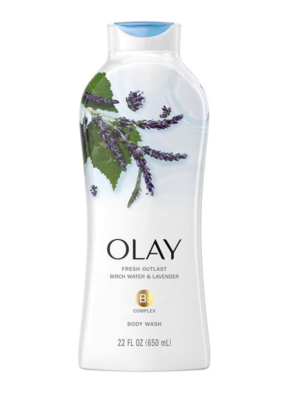 

Olay Fresh B3 Birch Water & Lavender Body Wash, 650ml, 3 Pieces