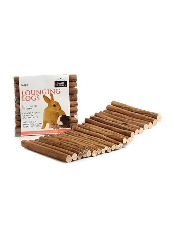 

Small 'N' Furry Lounging Logs, Large, Brown