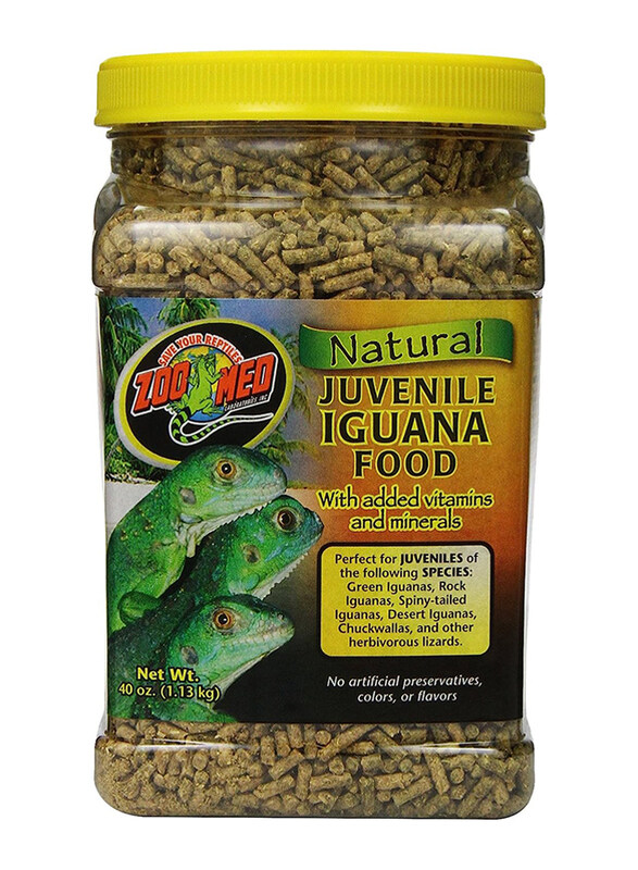 

Zoo Med Natural Juvenile Iguana Amphibians Dry Food, 40 Oz