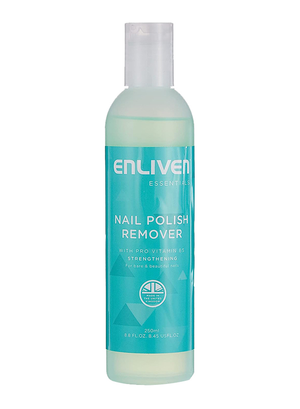 Enliven Strengthening with Pro Vitamin B5 Nail Polish Remover, 250 ml, Green