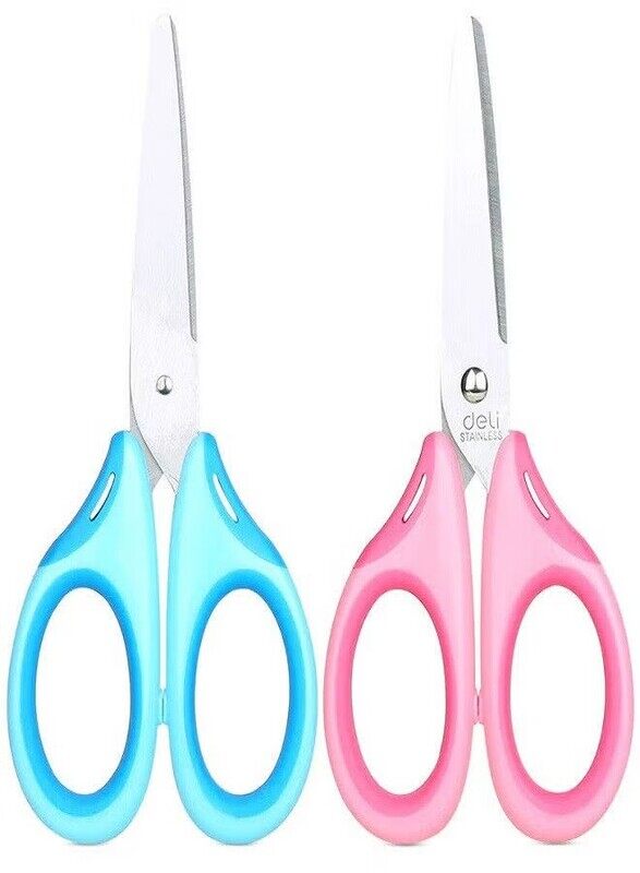 

Deli School Scissors, Blue/Pink