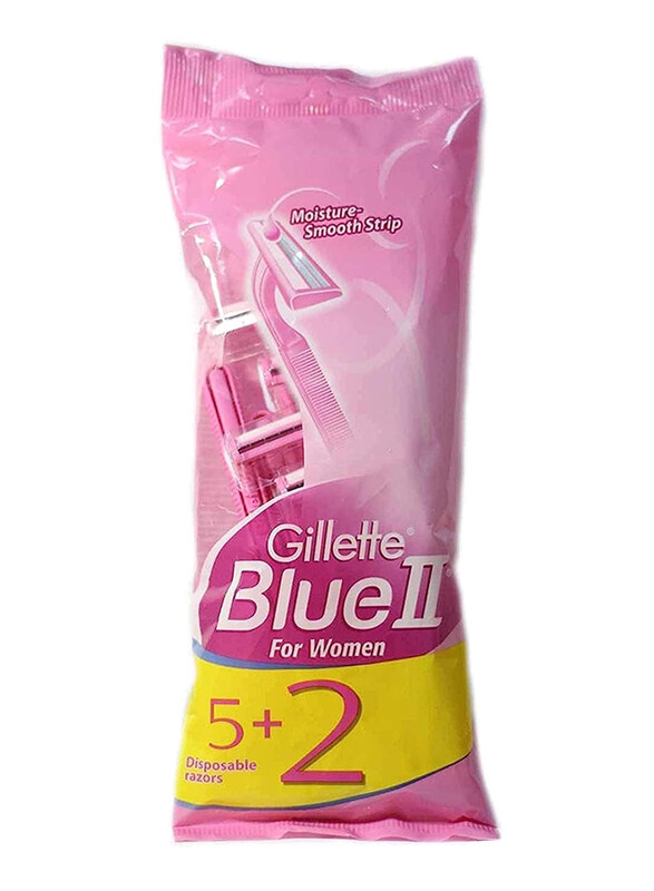 

Gillette Blue II Shaving Razor Blades for Women, 7 Pieces