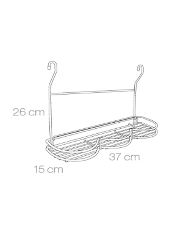 Tescoma Monti Pack For 3 Jars Rack, Silver