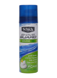 Schick Sensitive Lime Shave Guard Foam for Men, 60ml