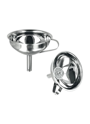 Metaltex 13cm Funnel with Removable Sieve Insert, Silver