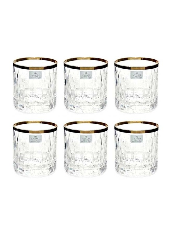 Solitaire 6-Piece Tumbler Set, SOF GB/TWD 1, Clear