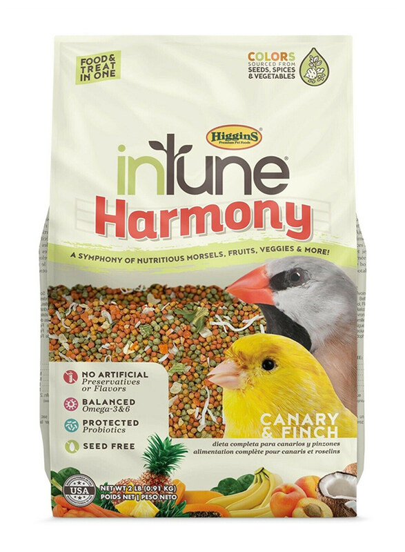 

Higgins Harmony Canary & Finch 6 Birds Dry Food, 2 Lbs