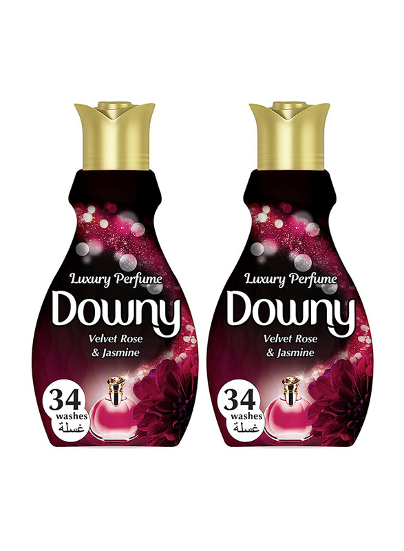

Downy Perfume Feel Elegant Collection Concentrate Fabric Softener, 2 x 1.38 Liters