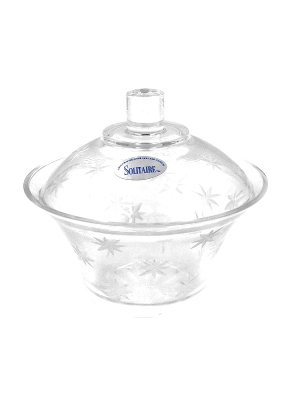 Solitaire Sugar Bowl with Twinkle Lid, Silver