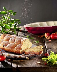 Tescoma Ceramic Braided Bread Pan-Delicia, 622208, Red