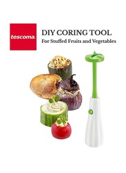 Tescoma Soon Empty Vegetable Corer, Green/White