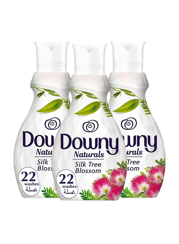 

Downy Naturals Concentrate Silk Tree Blossom Scent Fabric Softener, 3 x 880ml