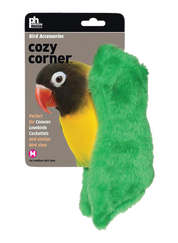 

Prevue Pet Products C Ozy Corner Fleece Bird Blanket, Medium, Assorted