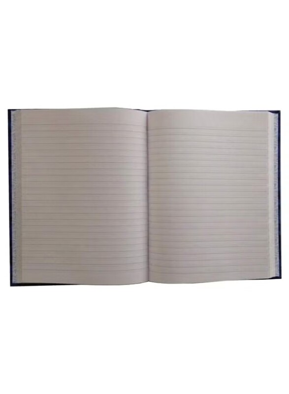 Deluxe Ruled Manuscript/Register Book 4Qr, 192 Sheets, Blue