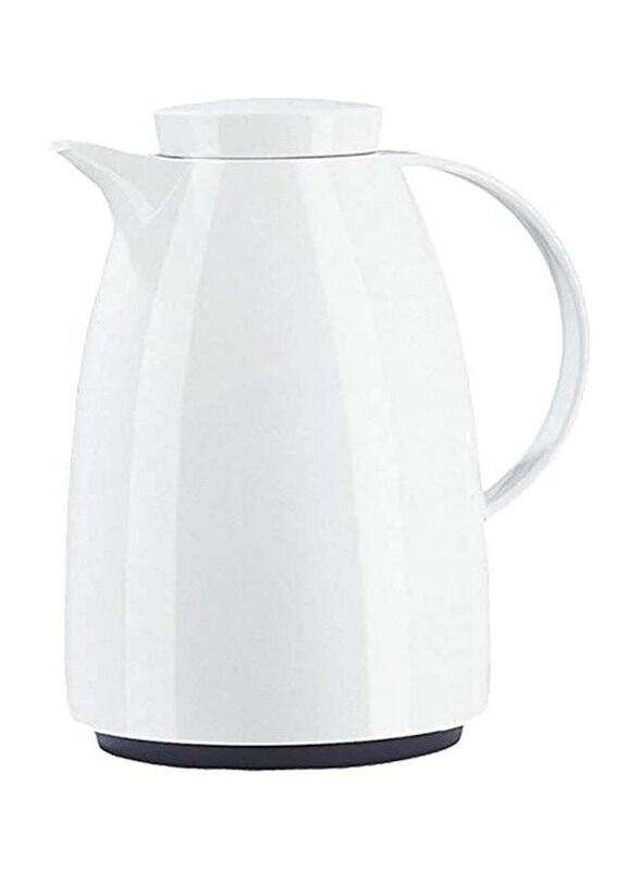 Emsa 1L Auberge Screw Top Vacuum Flask, White