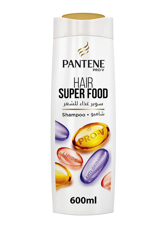 

Pantene Super Food Antioxidants and Lipids Shampoo for All Hair Types, 600ml