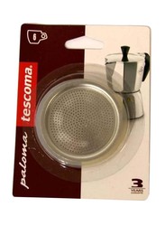 Tescoma 2-Piece Silic. Seal and Filter with 3 Cups Paloma, White