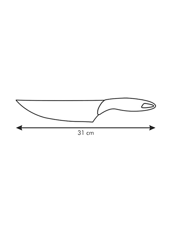 Tescoma 20cm Presto Coock's Knife, 863030, Silver/Blue
