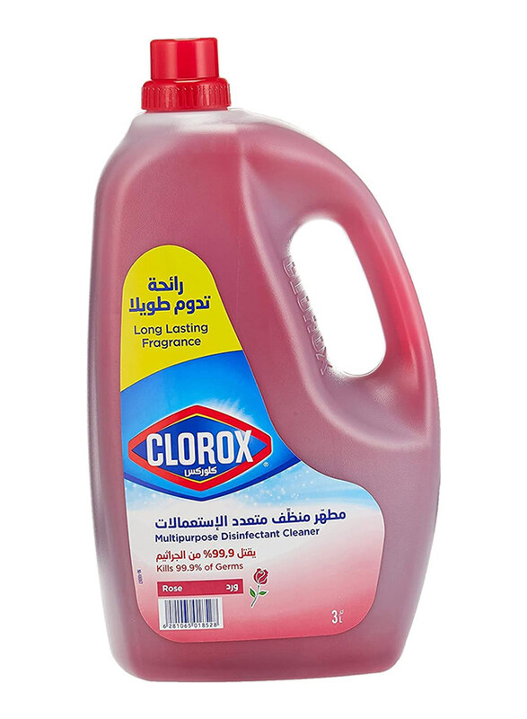 

Clorox Rose Scent Multipurpose Disinfectant Cleaner, 3 Liters