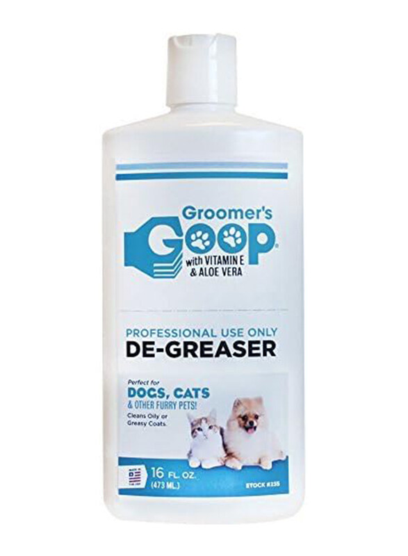 

Goop Job Groomers Liquid Degreaser Shampoo Conditioner, 473ml, White