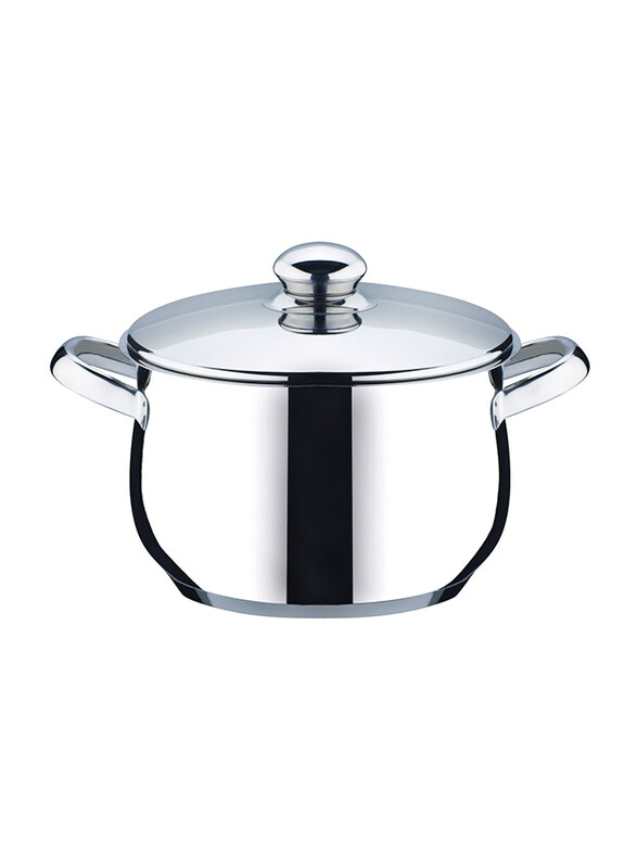 

Tescoma 20cm 4L Tulip Stainless Steel Deep Pot with Lid, 733020, Silver